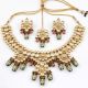 Handcrafted Royal Kundan Bridal Necklace Set with Maangtika